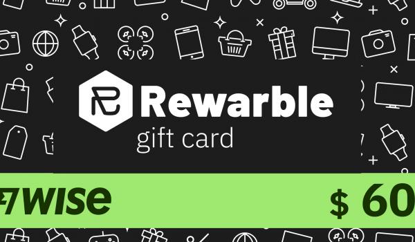 REWARBLE Wise Gift Card 60 USD