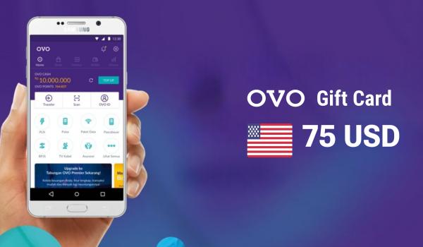 Ovo Cash Gift Card 75 USD