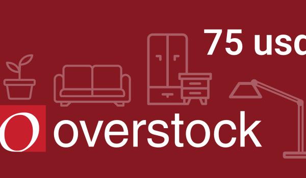 Overstock Gift Card 75 USD