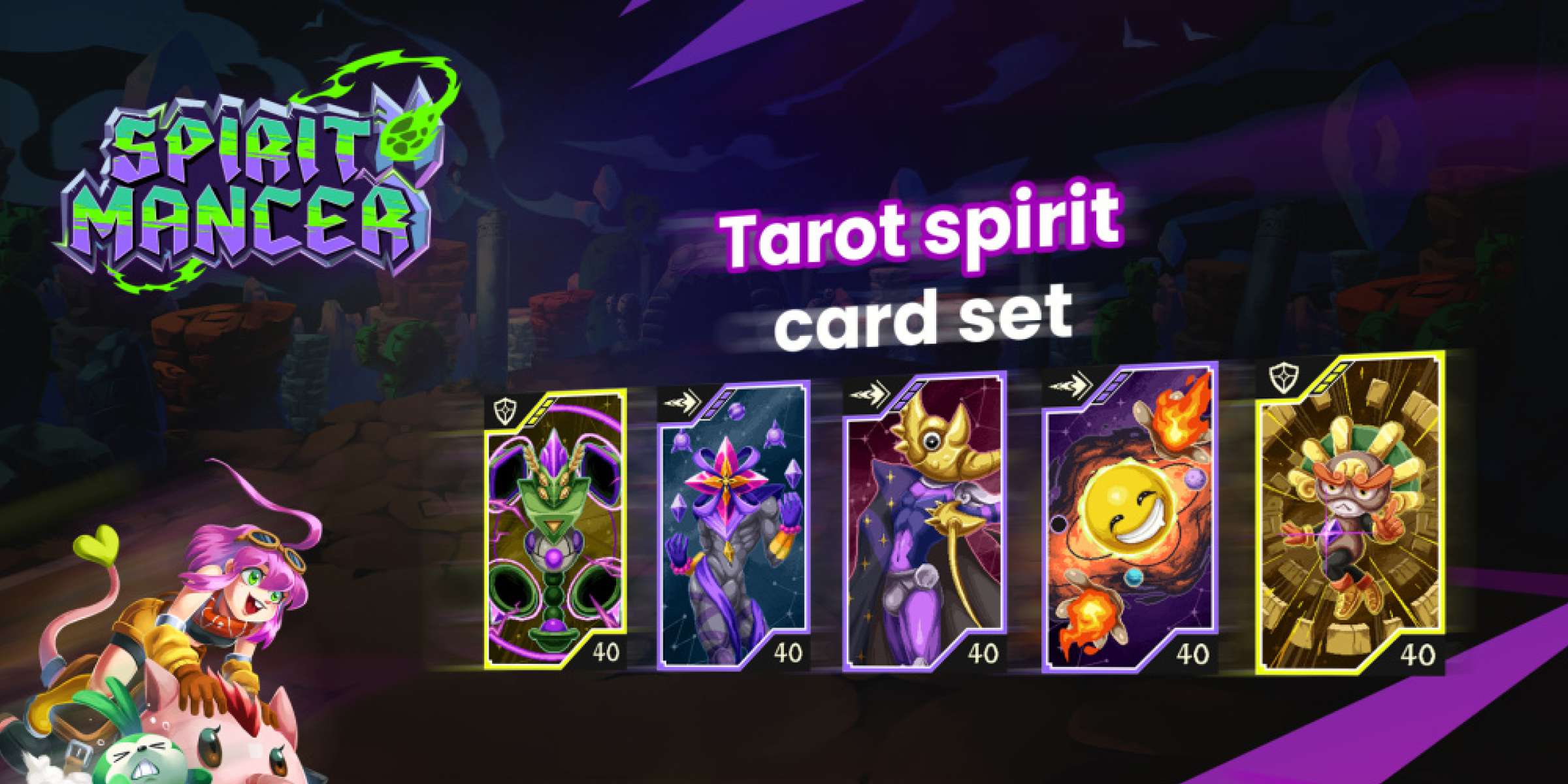 Spirit Mancer Tarot Spirit Card Set (PC)