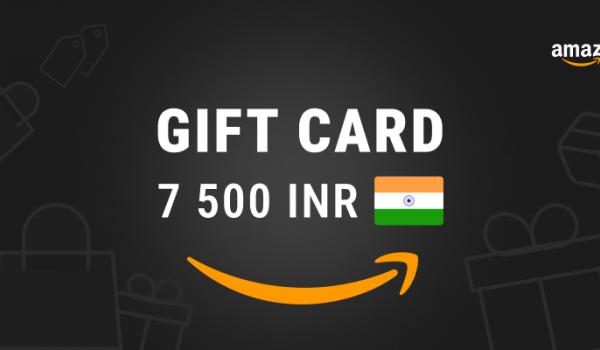 Amazon Gift Card 7500 INR