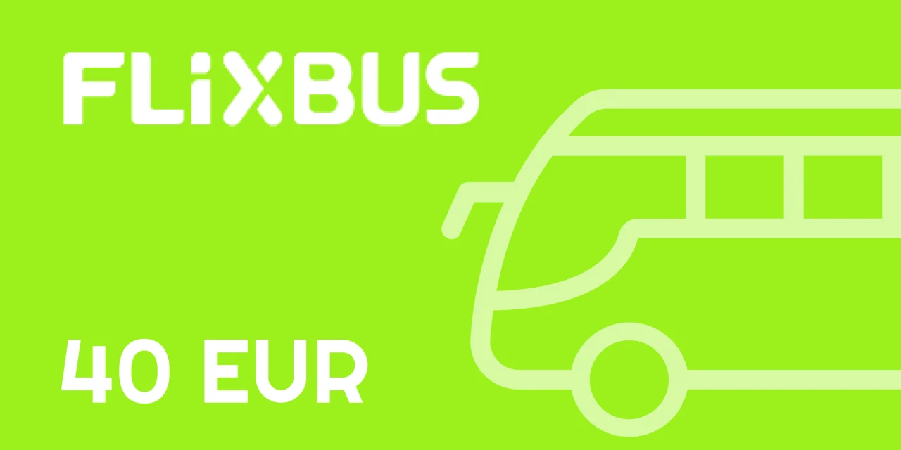 FLIXBUS Gift Card 40 EUR