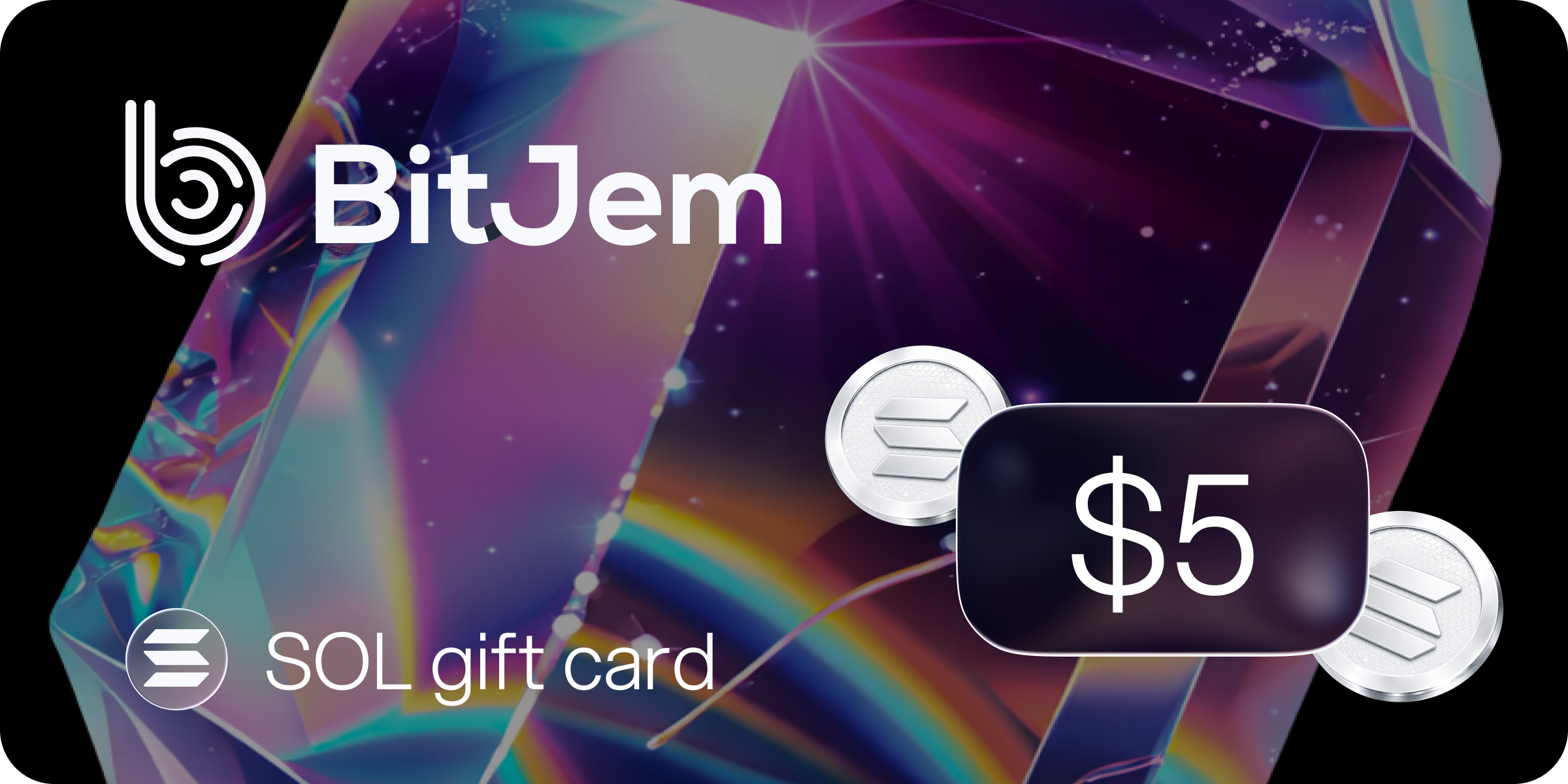 BitJem SOL Gift Card 5 USD