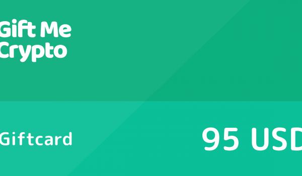 Gift Me Crypto Gift Card 95 USD