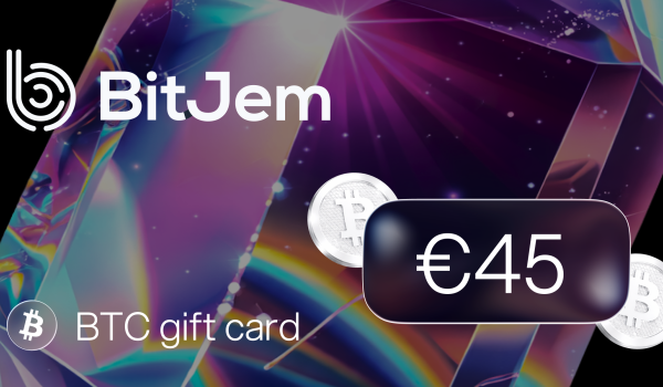 BitJem Bitcoin Gift Card 45 EUR