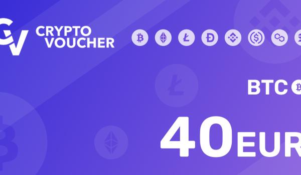 Crypto Voucher BTC 40 EUR