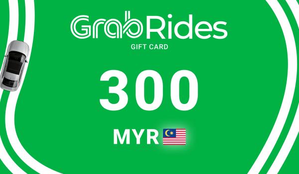 Grab Rides Gift Card 300 MYR