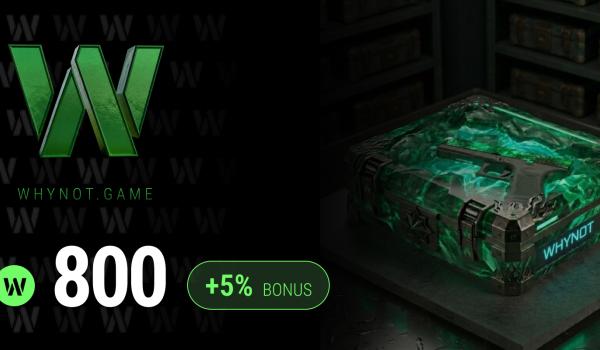 WHYNOT GAME Gift Card 800 WCAPS