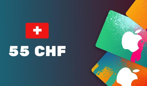 Apple iTunes Gift Card 55 CHF