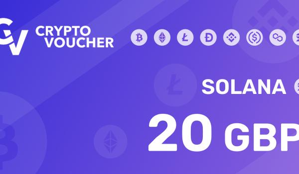 Crypto Voucher Solana 20 GBP