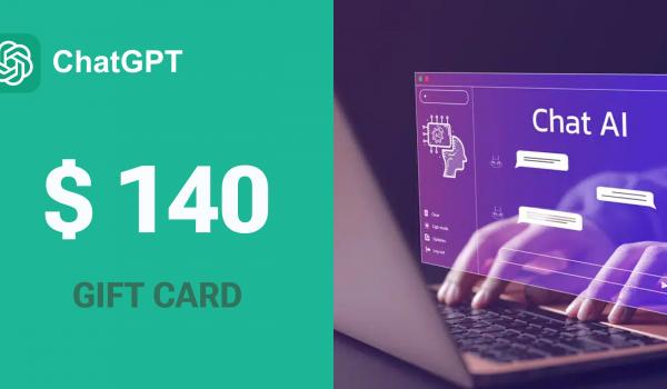 ChatGPT Gift Card 140 USD
