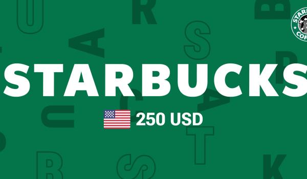 Starbucks Gift Card 250 USD