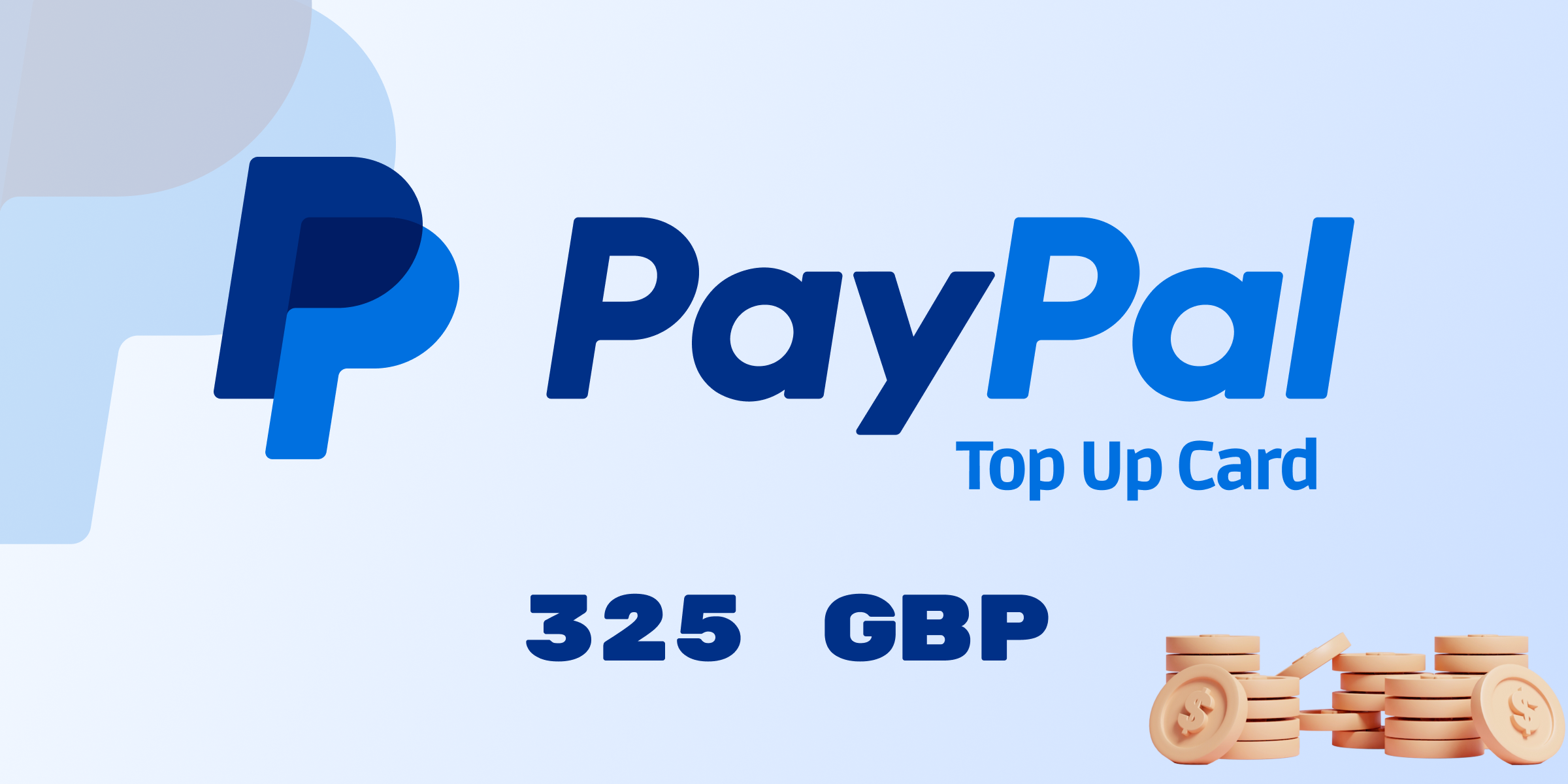 PayPal Wallet Top Up 325 GBP