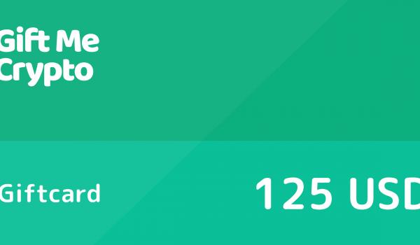 Gift Me Crypto Gift Card 125 USD
