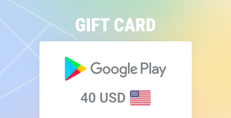 Google Play Gift Card 40 USD