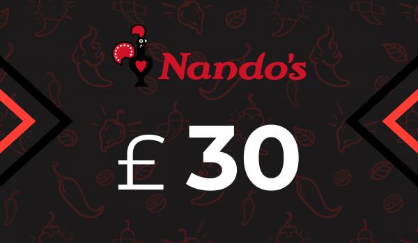 Nandos Gift Card 30 GBP