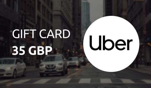 Uber Gift Card 35 GBP