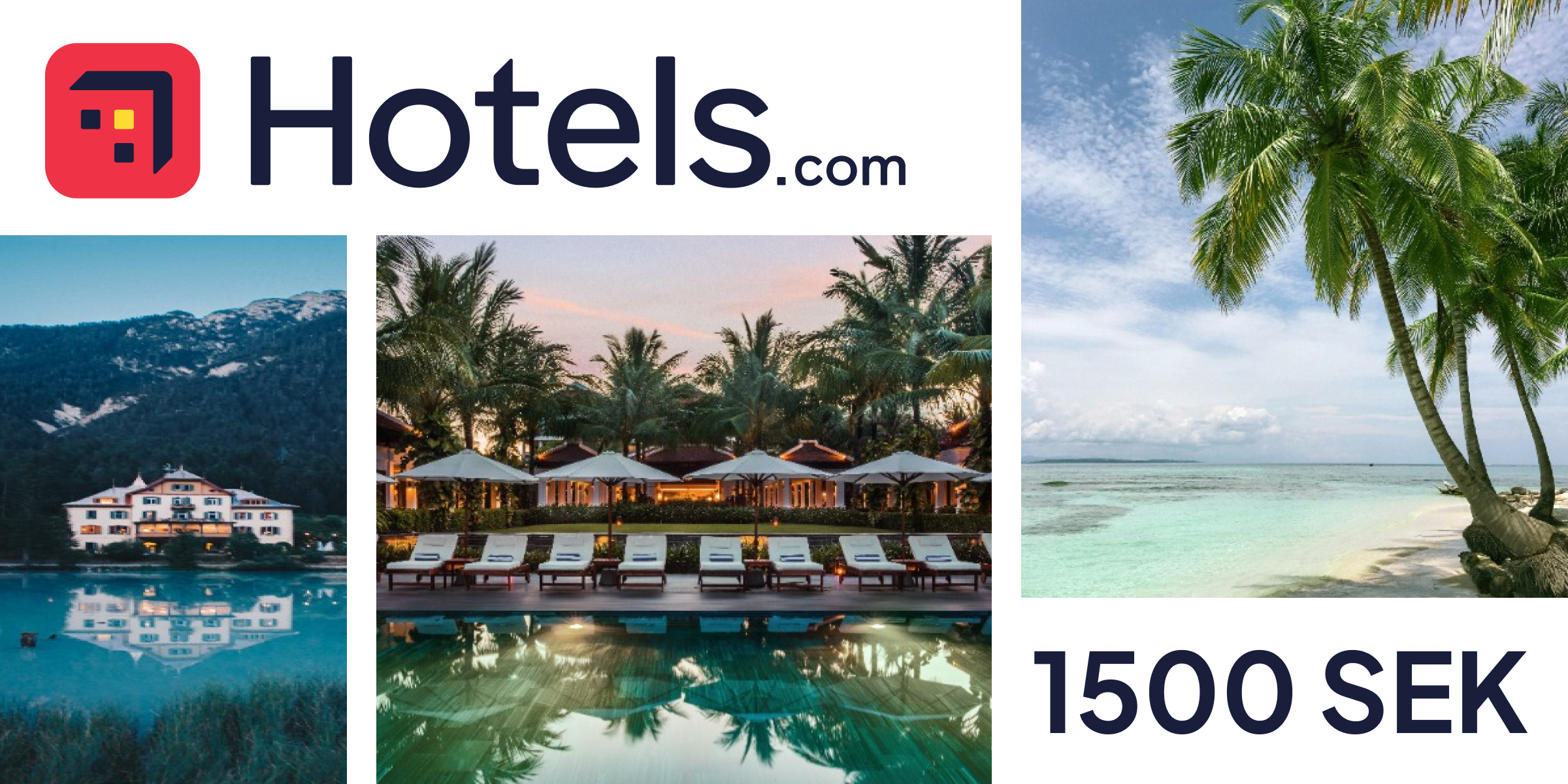 Hotelscom Gift Card 1500 SEK