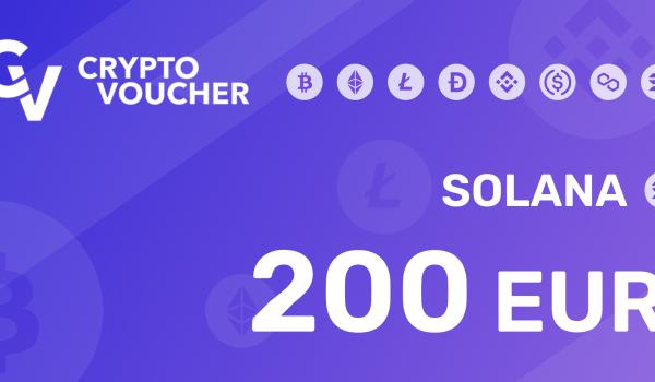 Crypto Voucher SOLANA 200 EUR
