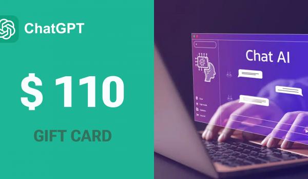 ChatGPT Gift Card 110 USD