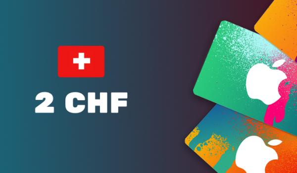 Apple iTunes Gift Card 2 CHF