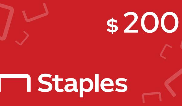 Staples Gift Card 200 USD