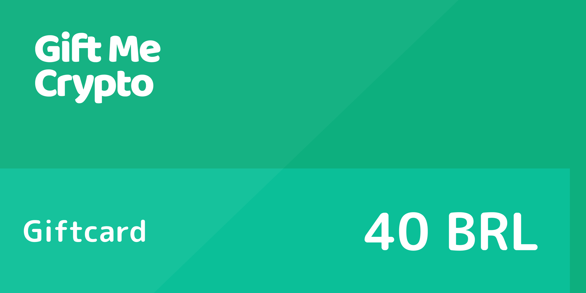 Gift Me Crypto Gift Card 40 BRL