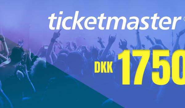 Ticketmaster Gift Card 1750 DKK
