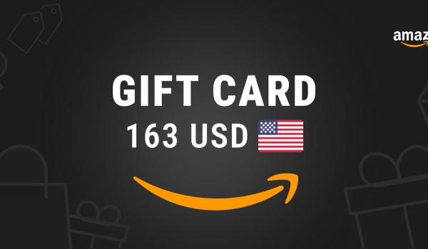 Amazon Gift Card 163 USD