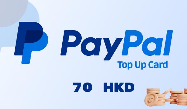 PayPal Wallet Top Up 70 HKD