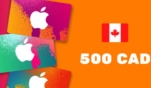 Apple iTunes Gift Card 500 CAD