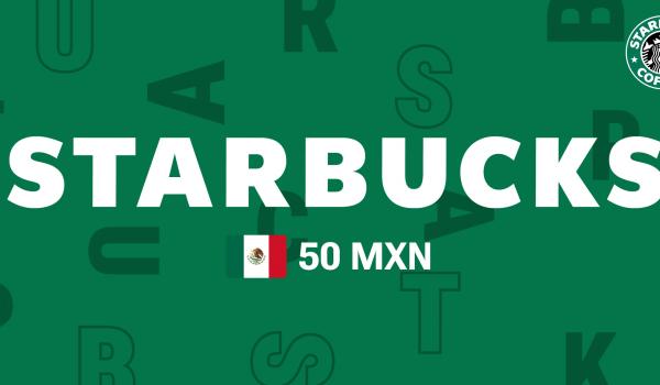 Starbucks Gift Card 50 MXN