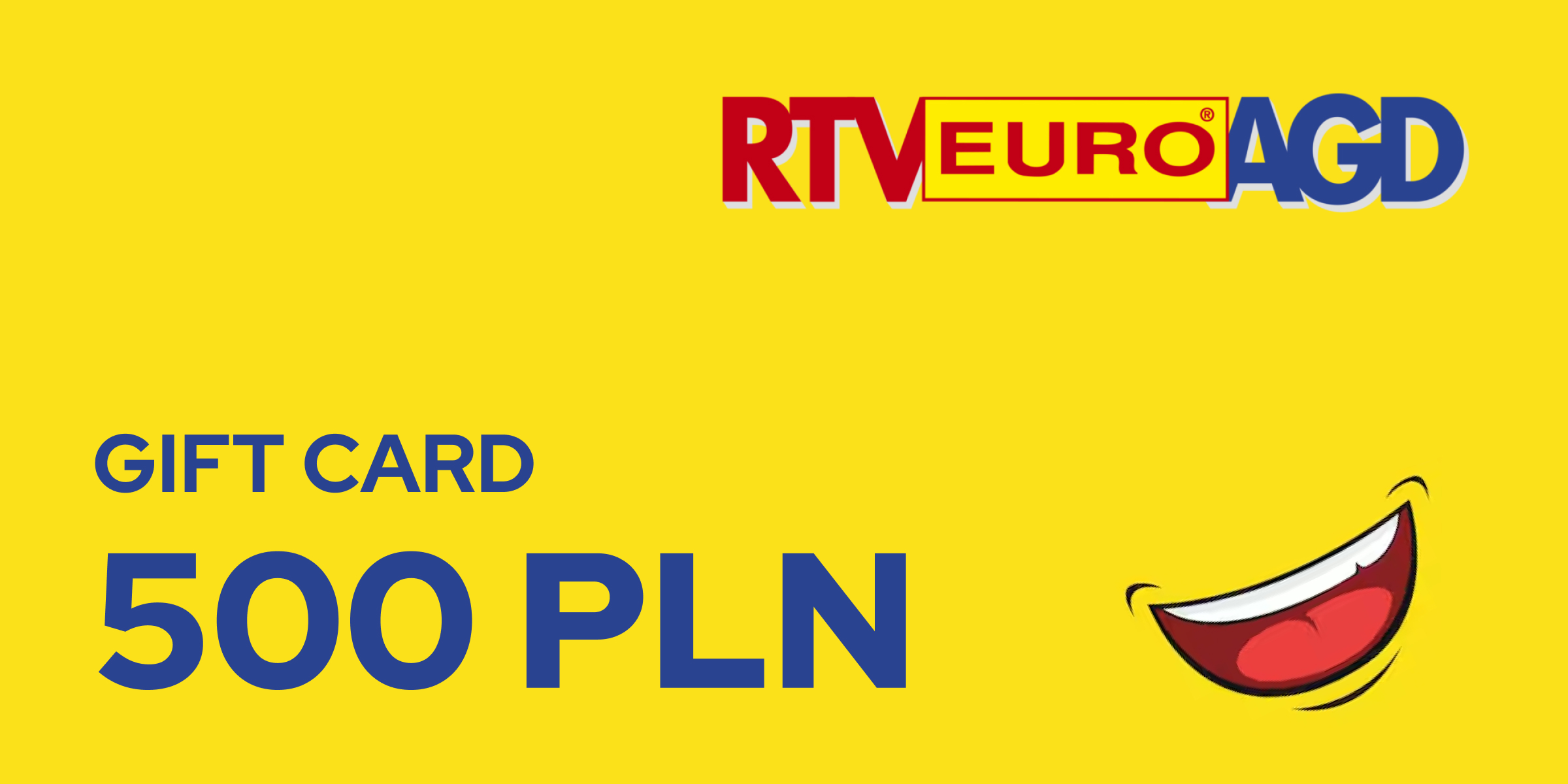 RTV euro AGD Gift Card 500 PLN