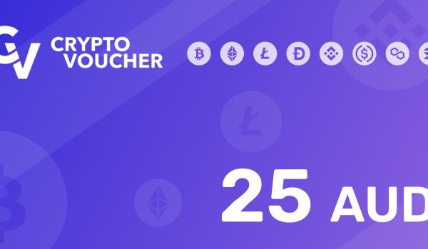 Crypto Voucher Bitcoin BTC 25 AUD
