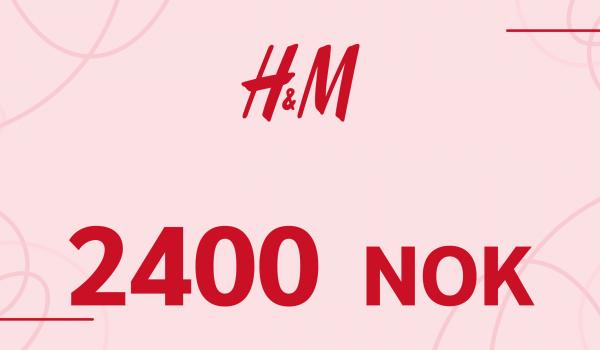 H and M Gift Card 2400 NOK