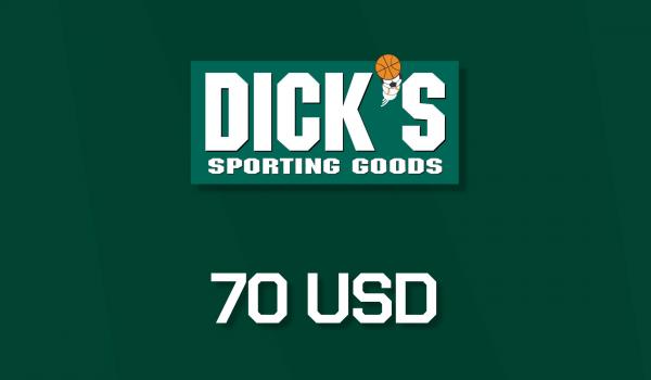 Dicks Sporting Goods Gift Card 70 USD