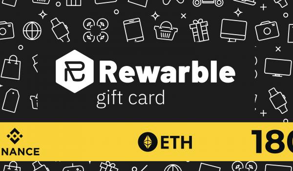 Rewarble Binance Gift Card ETH 180 USD