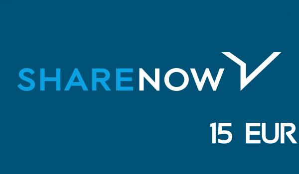 ShareNow Gift Card 15 EUR