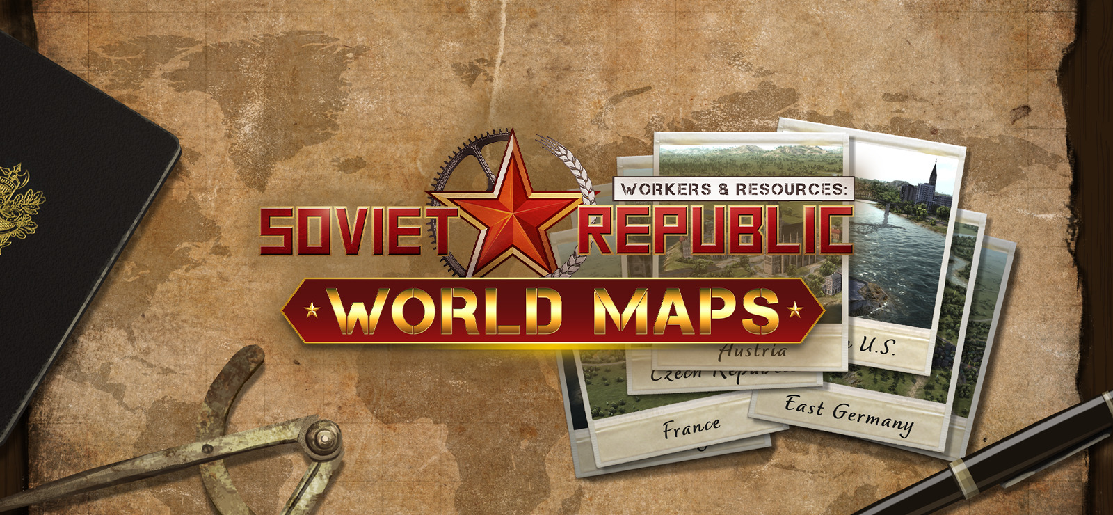 Workers and Resources Soviet Republic World Maps DLC (PC)