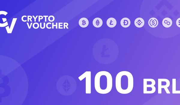 Crypto Voucher Gift Card 100 BRL