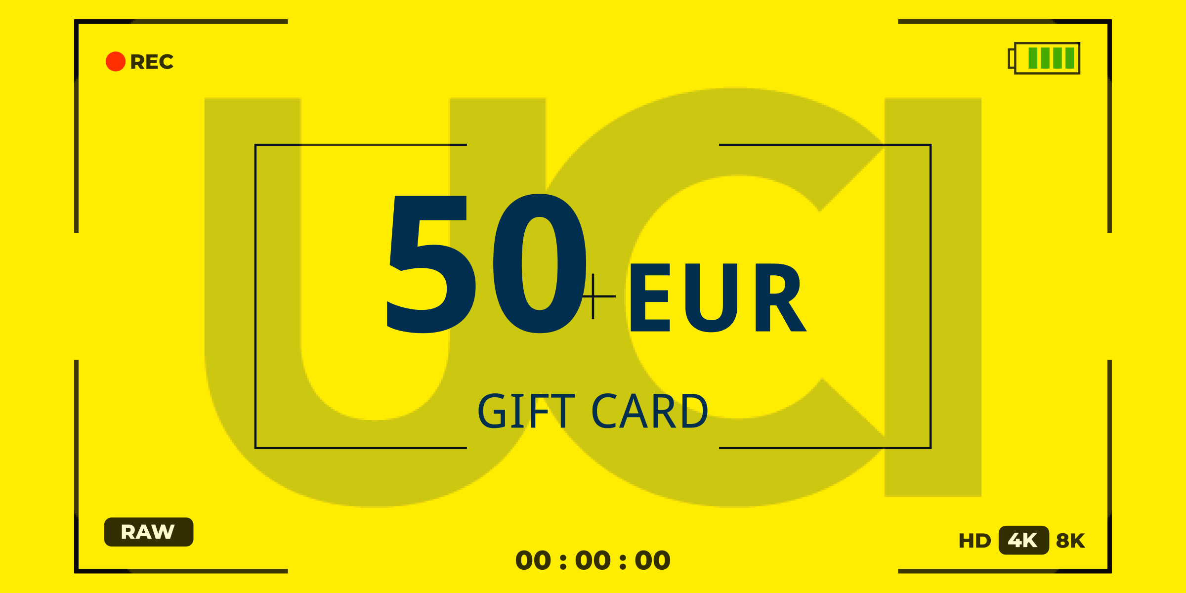 UCI CINEMAS Gift Card 50 EUR