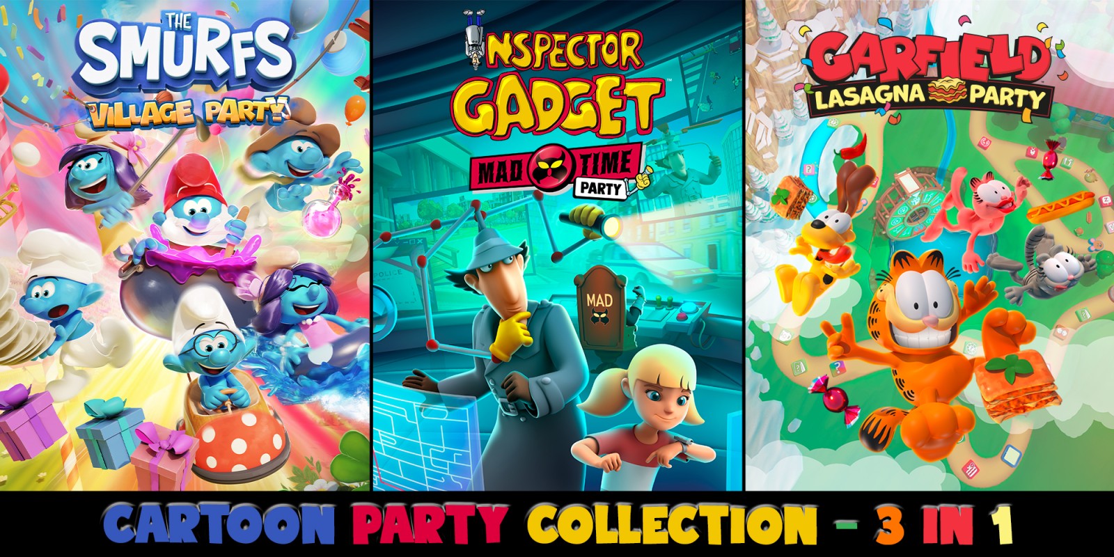 Cartoon Party Collection 3 in 1