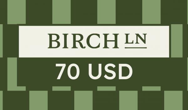 Birch Lane Gift Card 70 USD