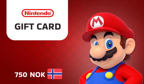 Nintendo eShop 750 NOK