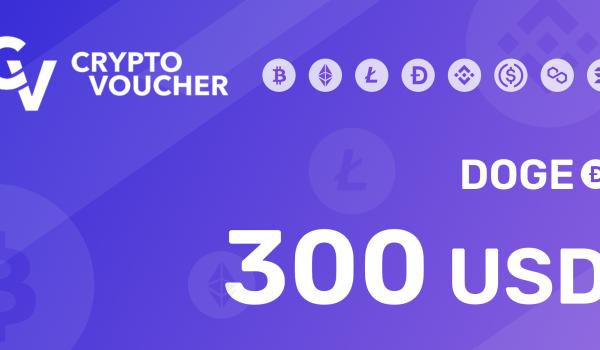 Crypto Voucher Doge 300 USD