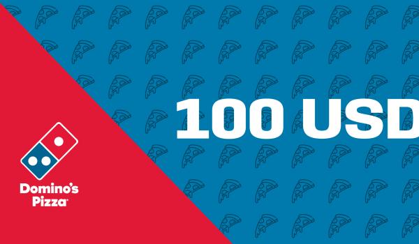 Dominos Pizza Gift Card 100 USD