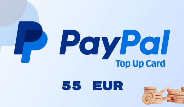 PayPal Wallet Top Up 55 EUR