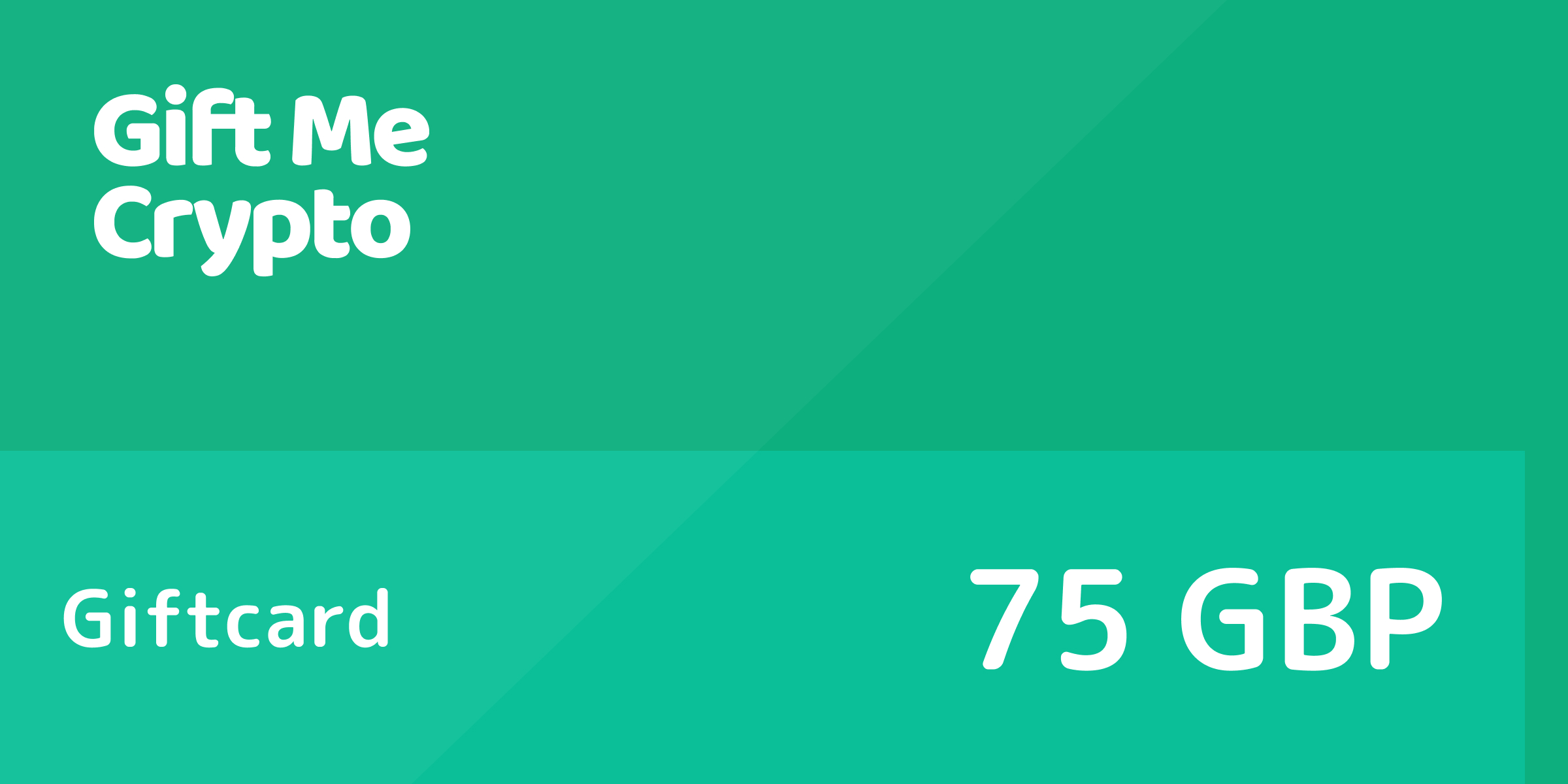 Gift Me Crypto Gift Card 75 GBP