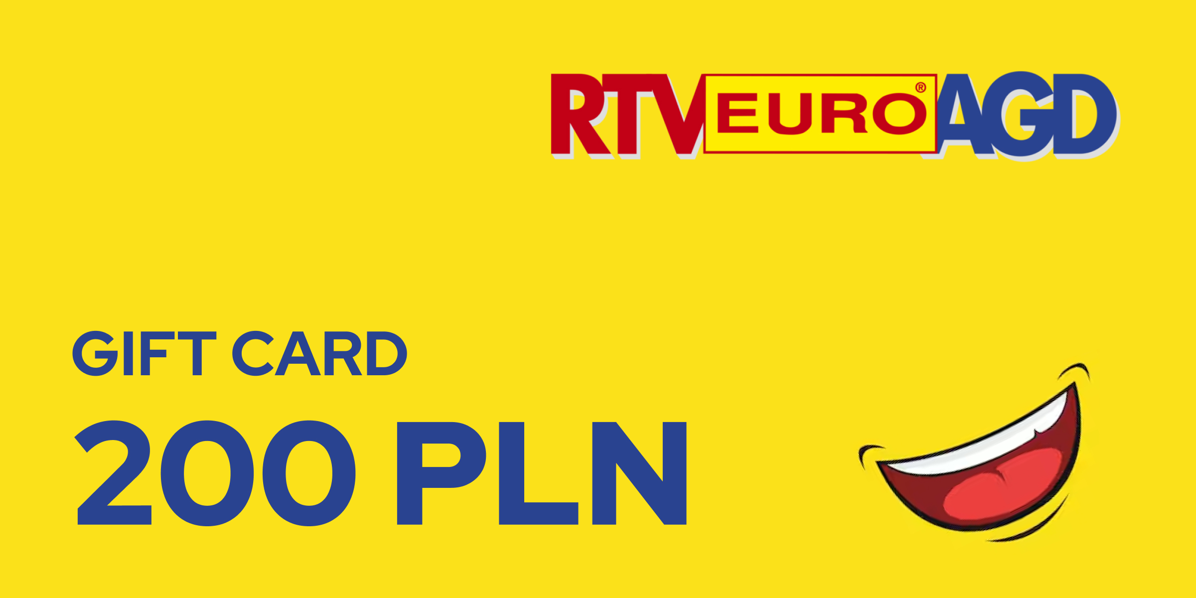 RTV euro AGD Gift Card 200 PLN