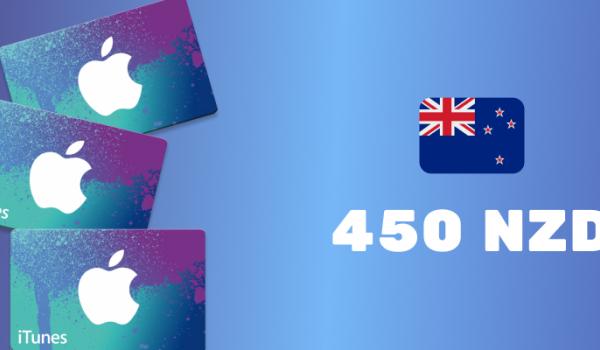 Apple iTunes Gift Card 450 NZD